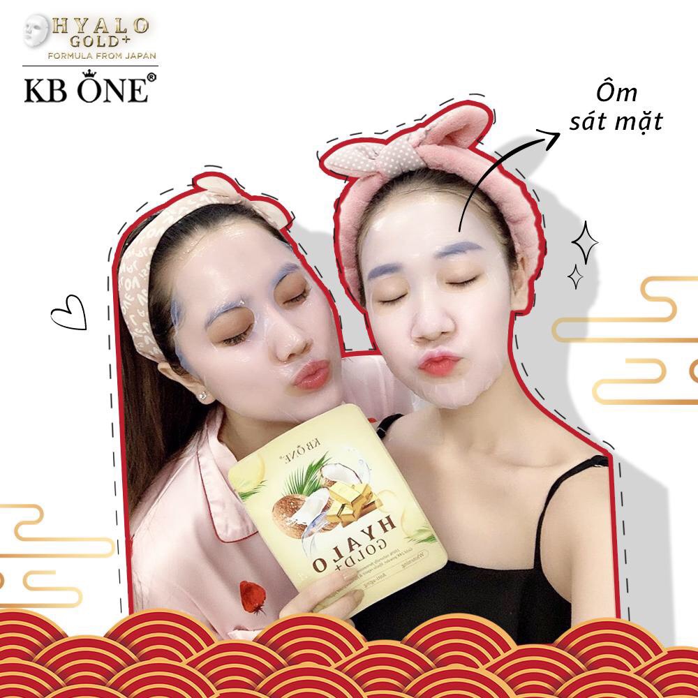 Mặt nạ dừa tươi HYALO KBONE ( Hộp 7 Miếng )