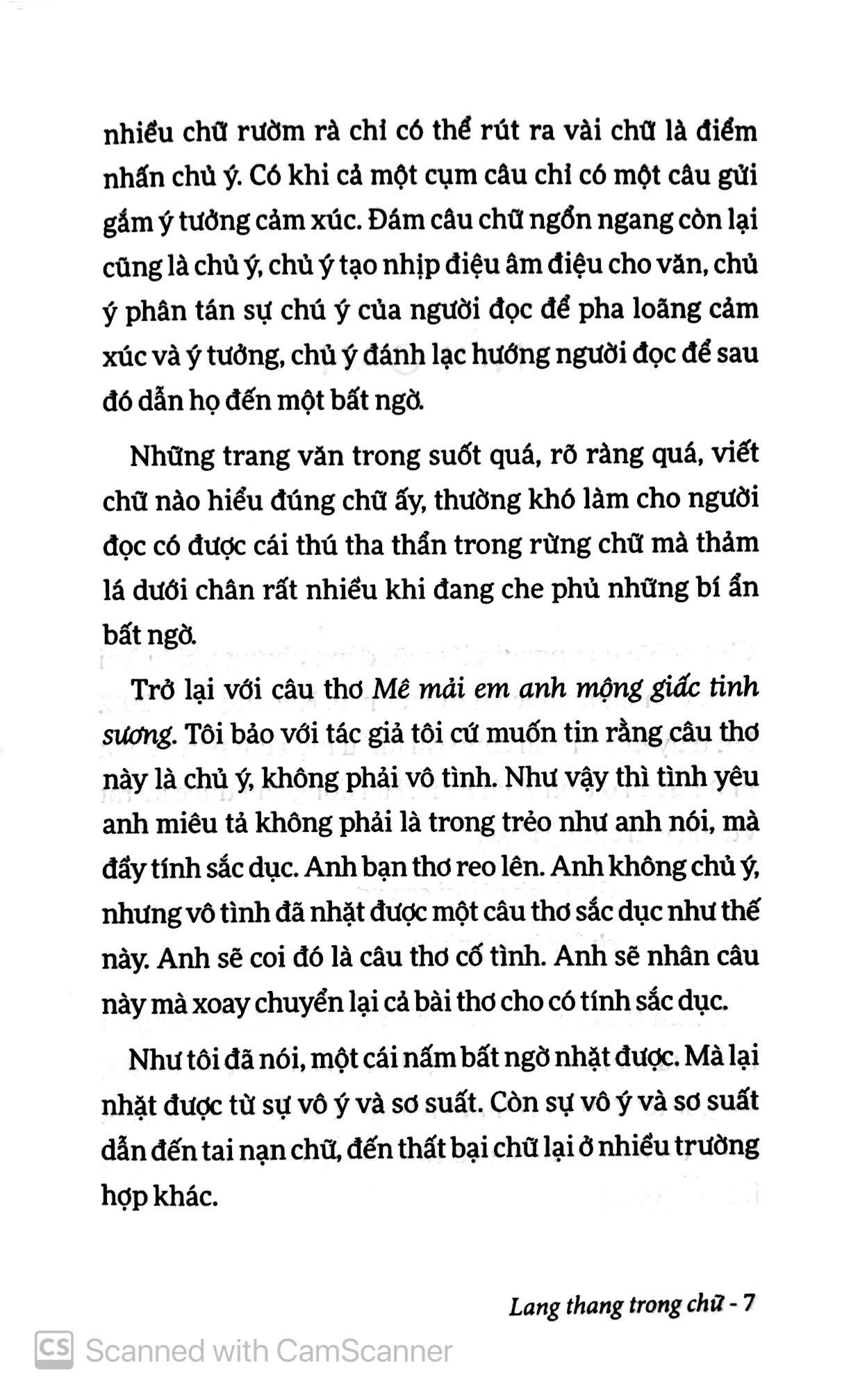 Lang Thang Trong Chữ ( Tái Bản )