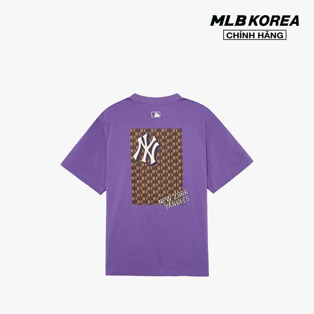 MLB - Áo thun unisex cổ tròn tay ngắn phom suông trẻ trung 3ATSM0234-50CRS