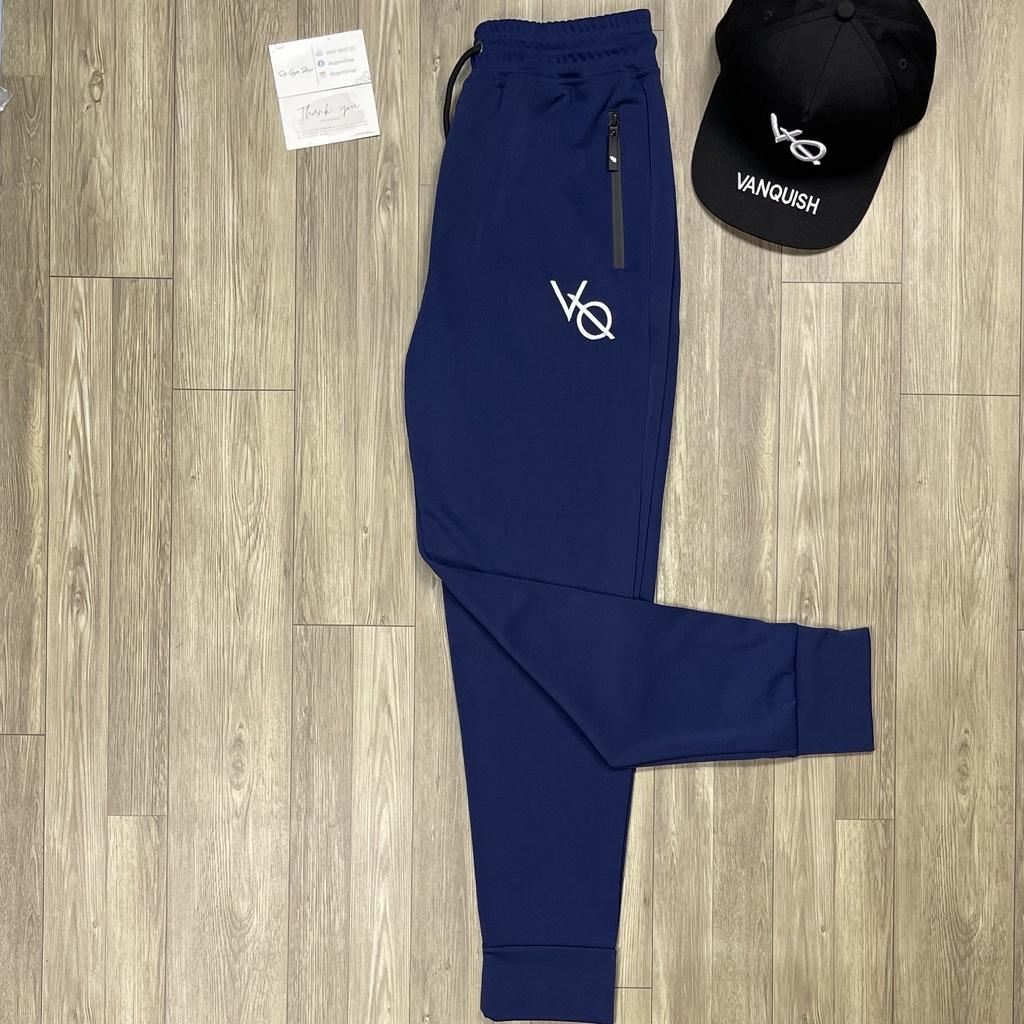 Quần tập gym nam dài DO GYM SHOP logo thêu, thun poly 4 chiều thoáng mát