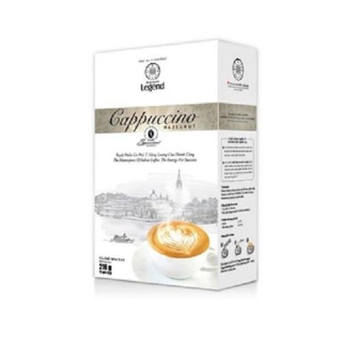 Combo 2 Hộp Cà Phê Cappuccino Hazelnut Trung Nguyên Legend - Hạt Phỉ (12 gói x 18g - Ít ngọt, thơm, béo)