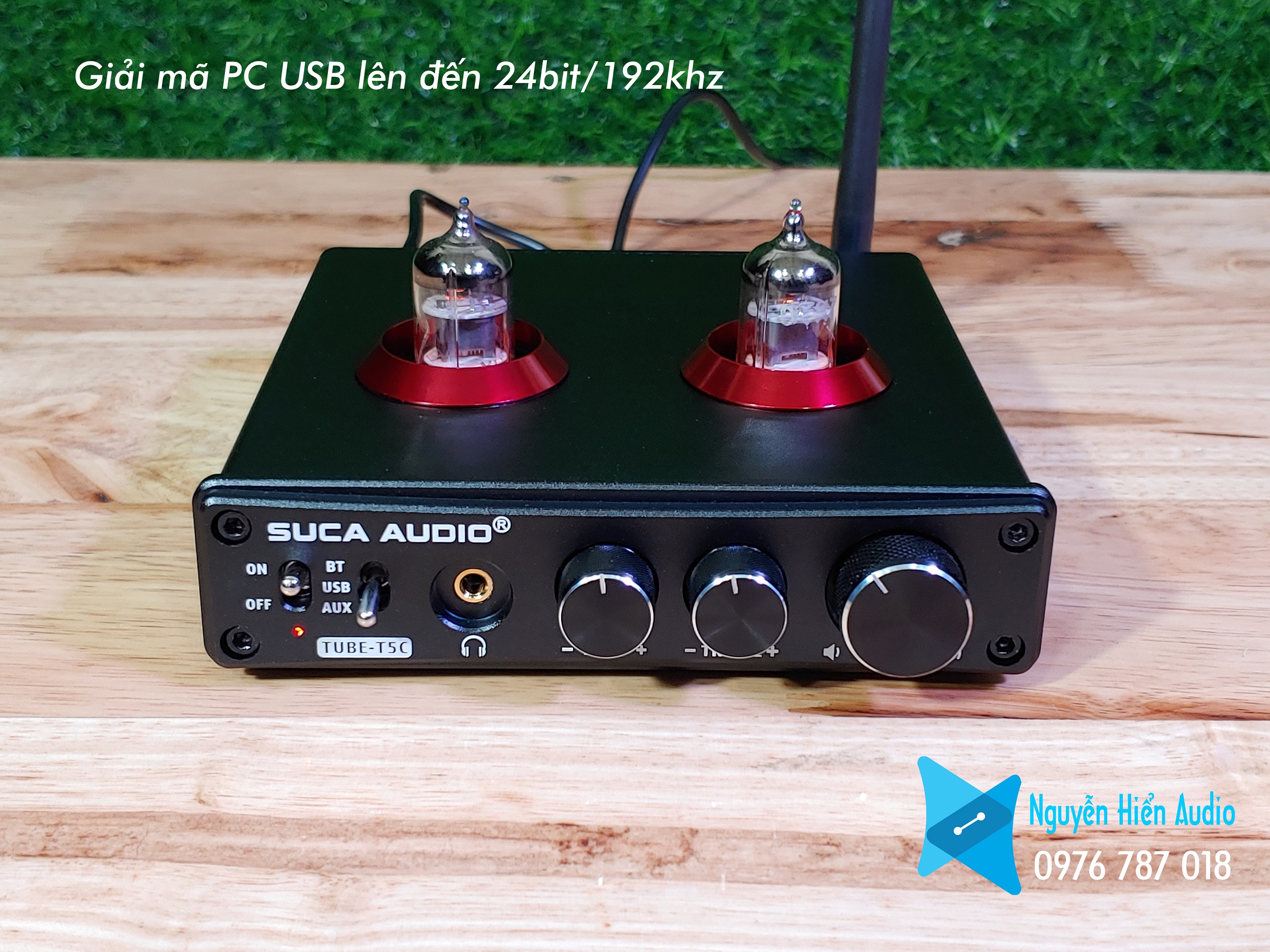Pre đèn kết hợp giải mã DAC Tube T5C hàng mới chính hãng Suca Audio