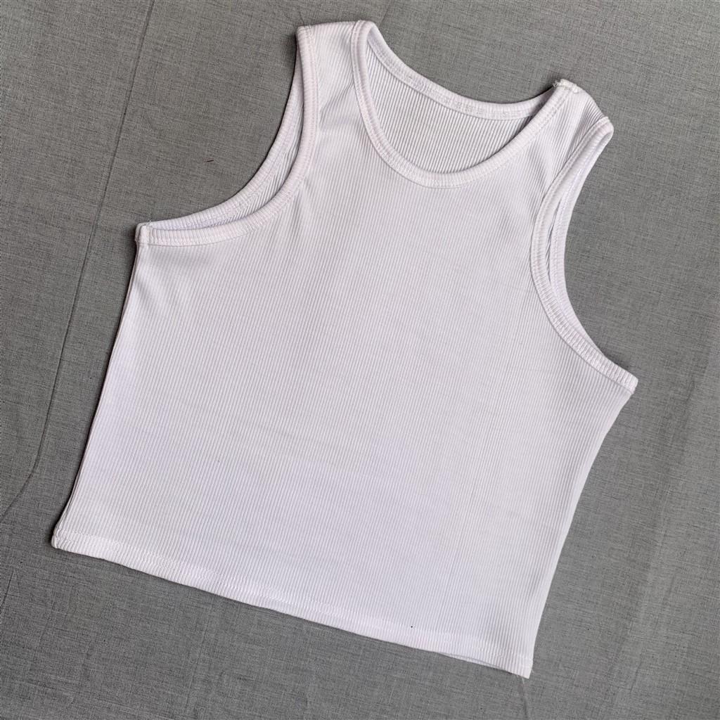 Áo ba lỗ croptop thun tăm nhiều màu CRA033