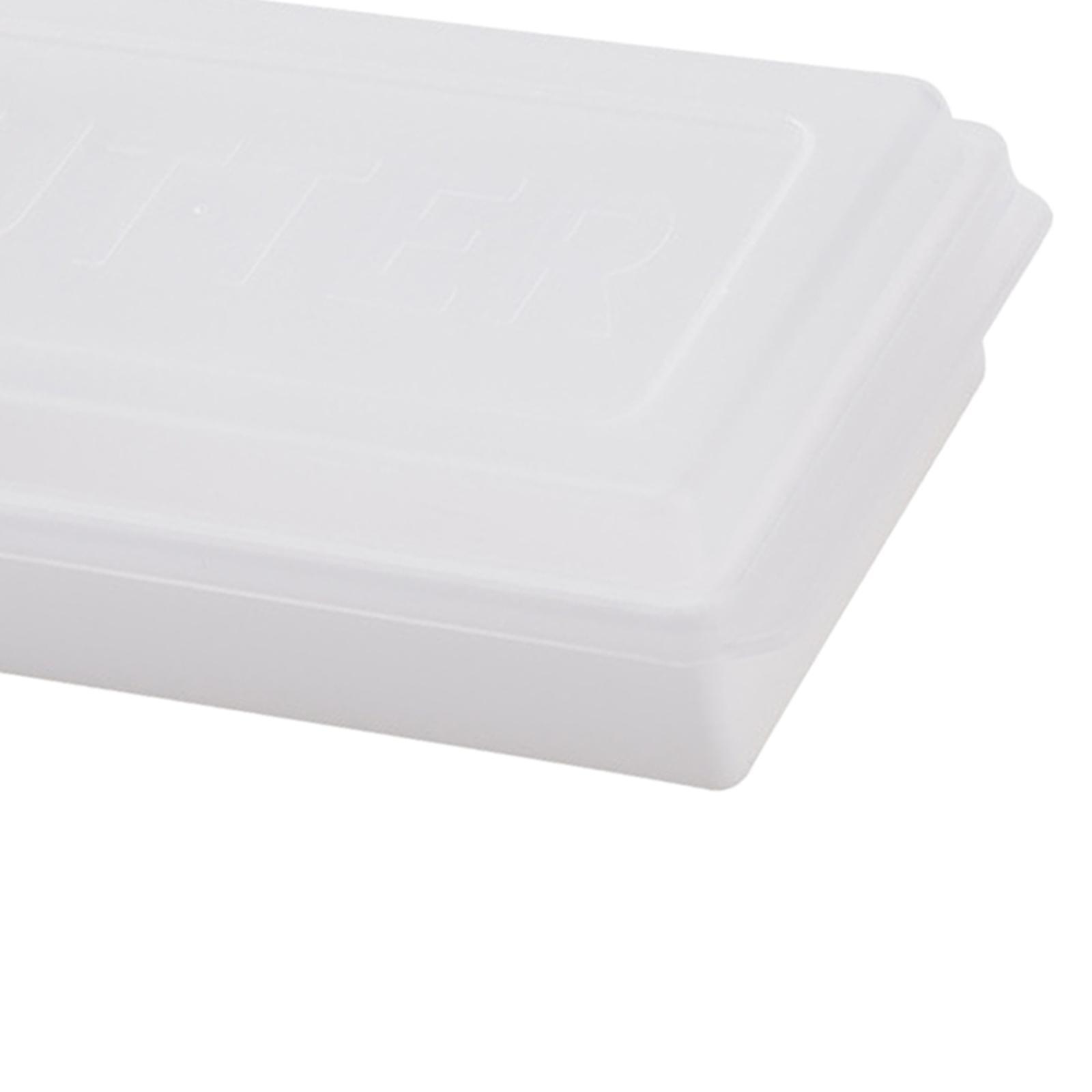 Butter with Lid Butter Cutting Storage Box for Fridge Dining Countertop