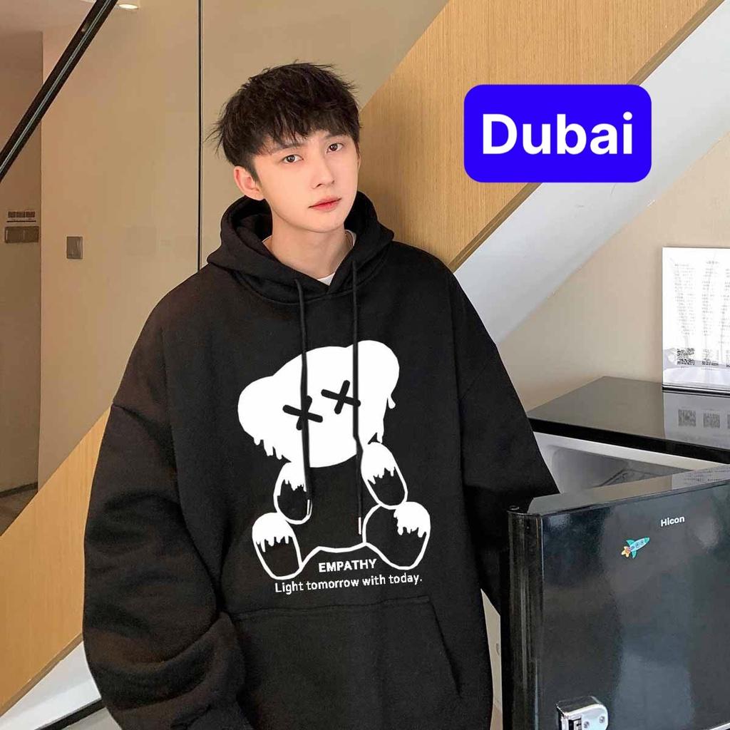 ÁO KHOÁC HOODIE NAM NỮ UNISEX CHẤT NỈ HÌNH GẤU EMPATHY PHONG CÁCH CAO CẤP MỚI - DUBAI FASHION