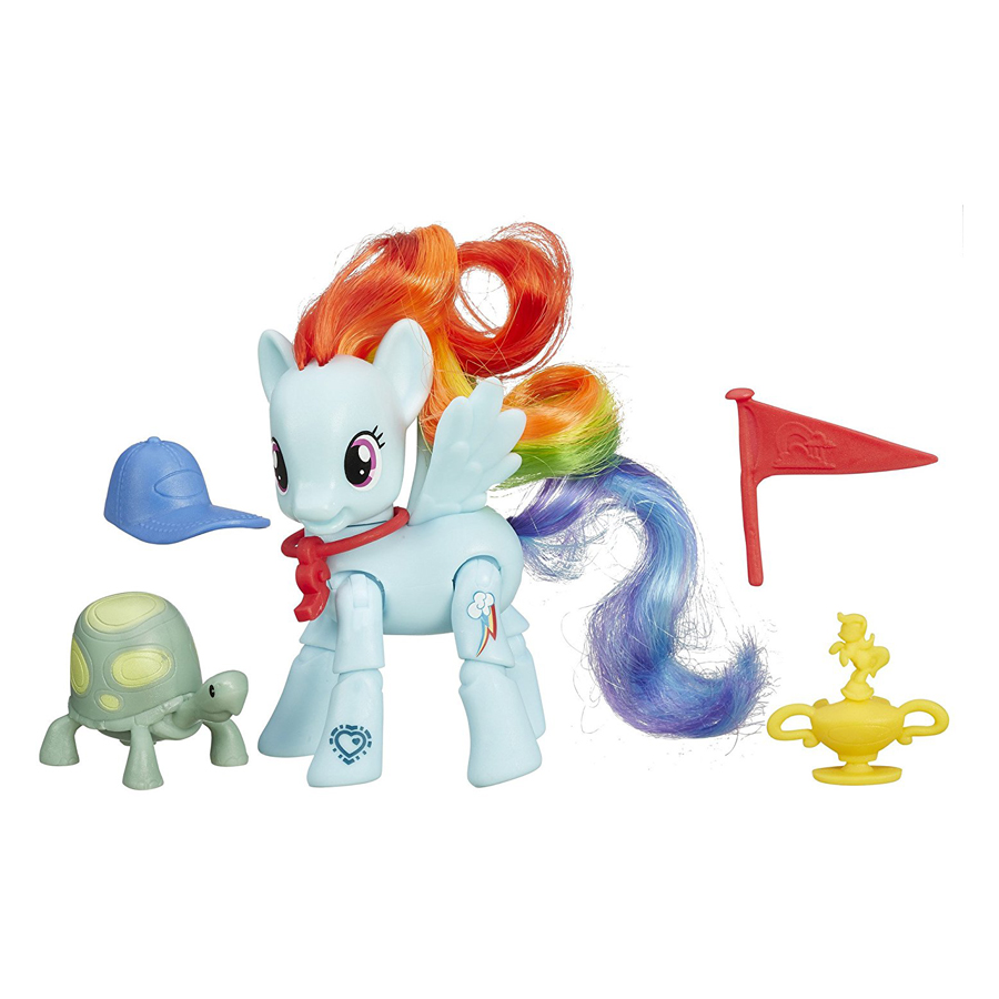 Mô Hình EE - Pony Cầu Vồng My Little Pony B5676/B3602 (Có Thể Cử Động Khớp)