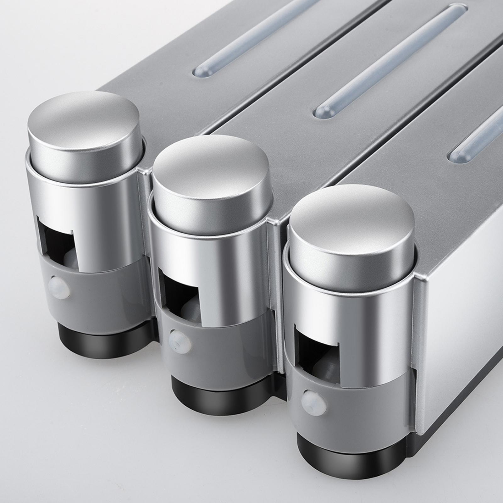 2x Bathroom Soap Dispenser Shower Shampoo Gel Pump Bottle Home Hotel Cafe