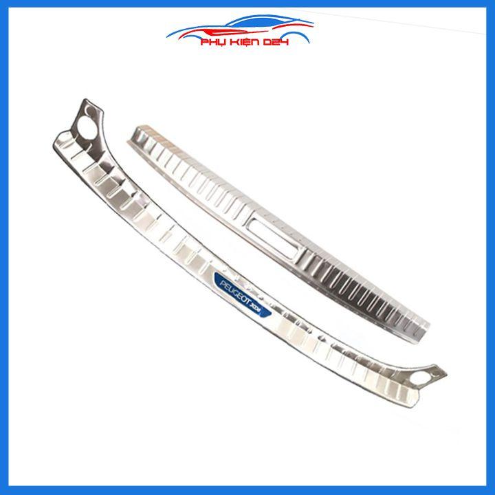Ốp chống trầy cốp Peugeot 3008 Inox chống trầy bảo vệ xe