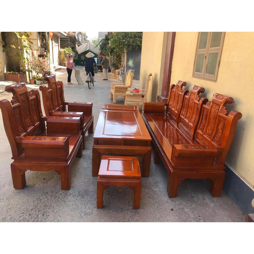Bộ bàn ghế Âu Á Gỗ Hương Đá
