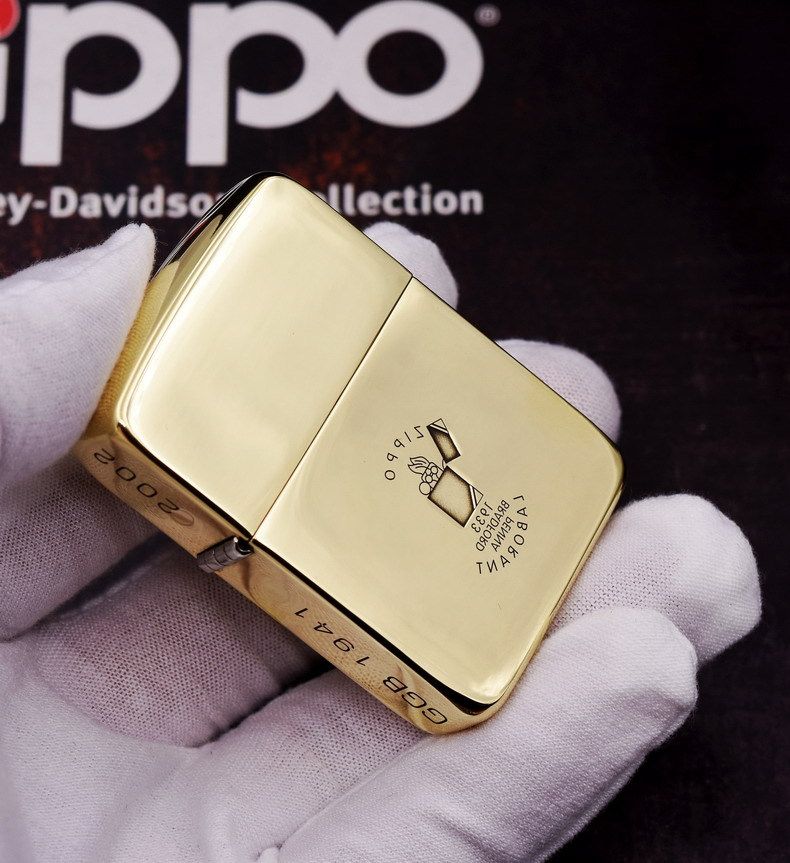 Hộp quẹt zippoo vàng gold phiên bản kỷ niệm 1941 hàng chính hãng USA tem đỏ cao cấp sang trọng (Usa Fancy Gold), Bật lửa zippoo Usa Fancy Gold 1941 độc đáo thời thượng