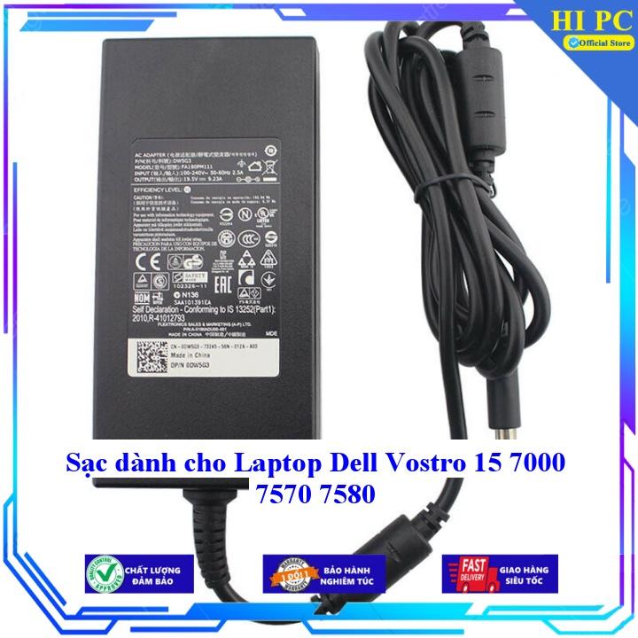 Sạc dành cho Laptop Dell Vostro 15 7000 7570 7580 - Kèm Dây nguồn - Hàng Nhập Khẩu