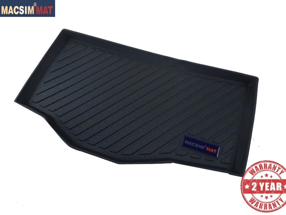 Thảm lót cốp xe ô tô Suzuki Swift (nhập khẩu) nhãn hiệu Macsim chất liệu TPV cao cấp màu đen (F208)