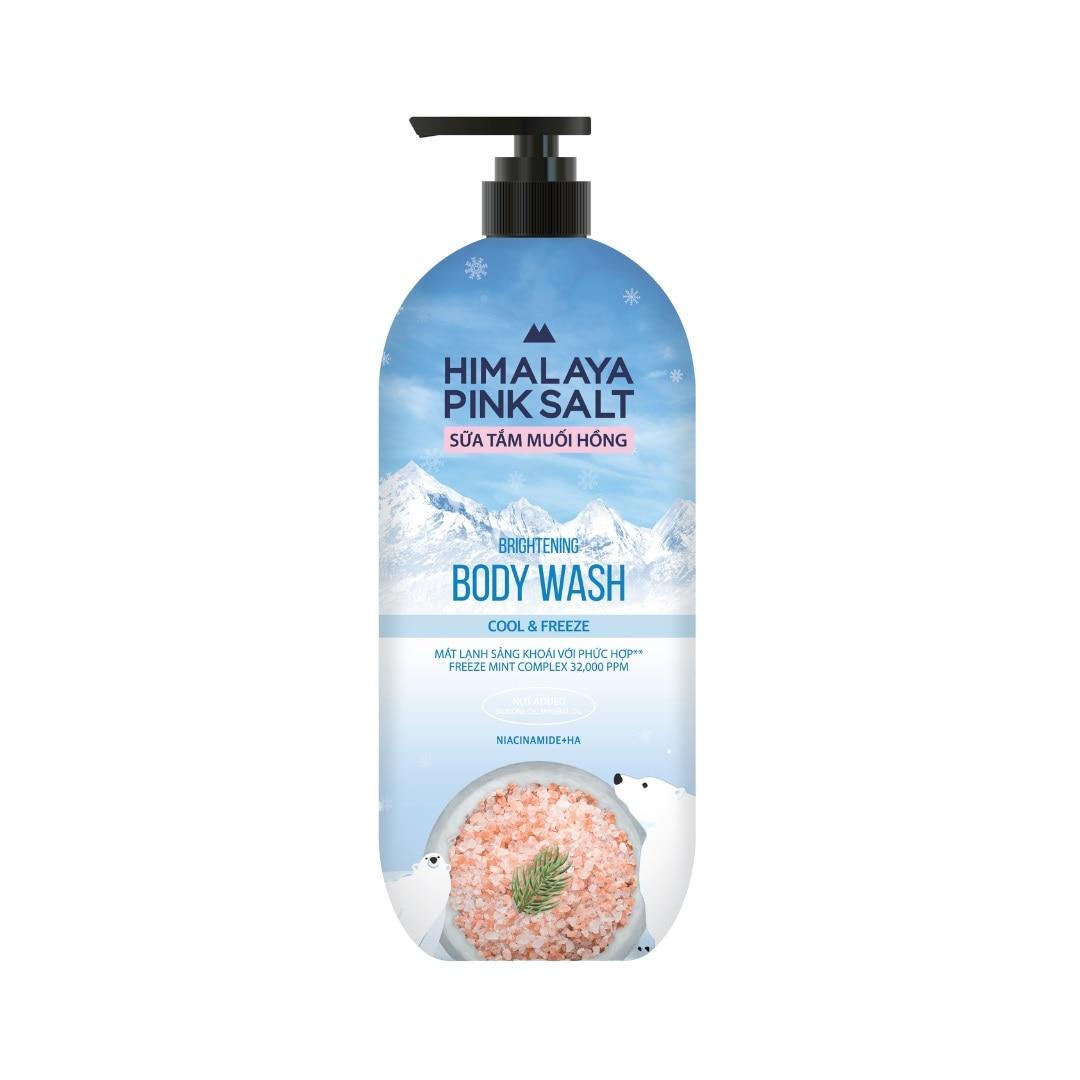 Sữa Tắm Muối Hồng Himalaya Mát Lạnh Thư Giãn Cool &amp; Freeze 800g