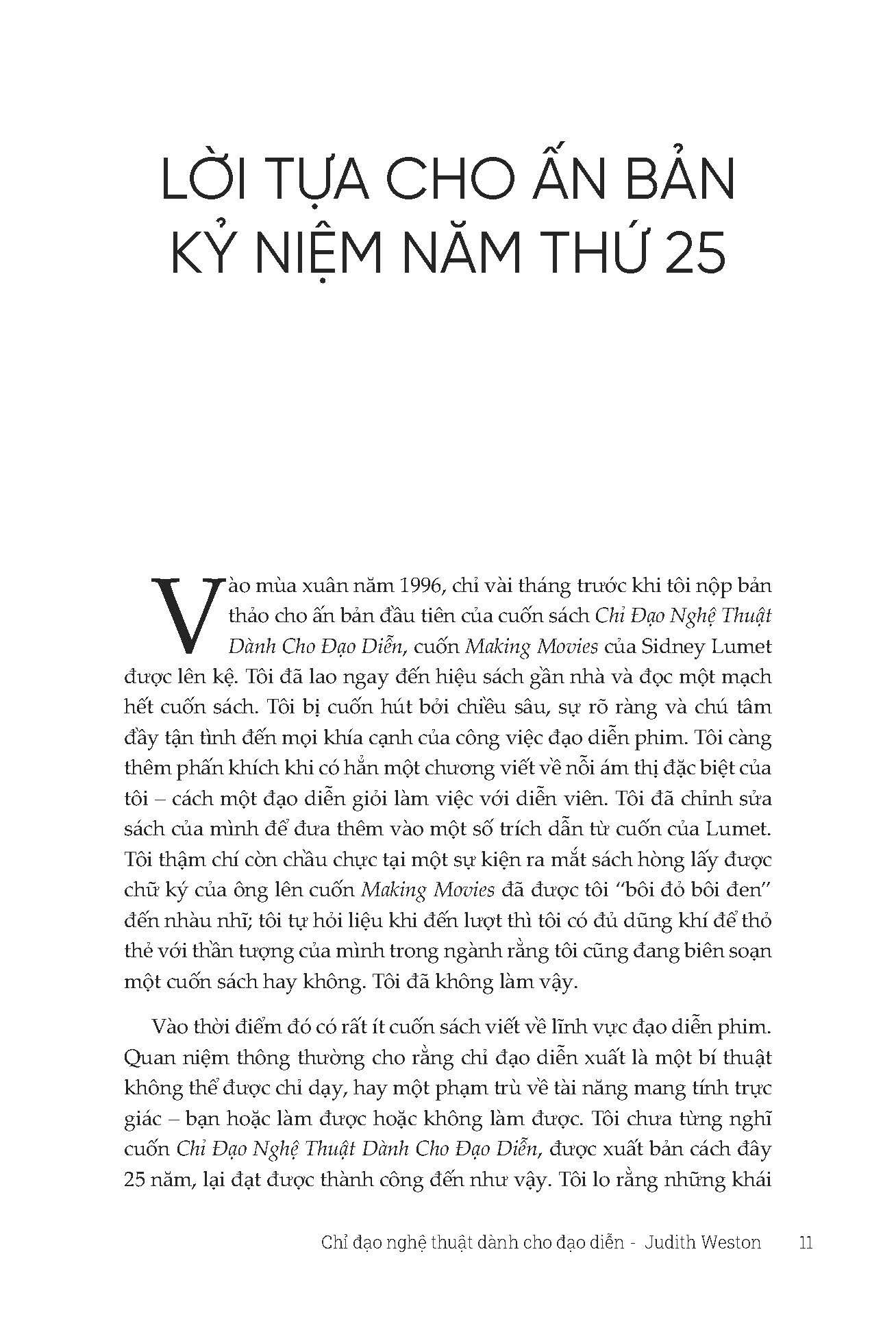 Sách - Chỉ Đạo Nghệ Thuật Dành Cho Đạo Diễn - Cẩm Nang Giúp Mang Tới Các Vai Diễn Đáng Nhớ Trên Màn Ảnh - Ấn Bản Kỷ Niệm Năm Thứ 25