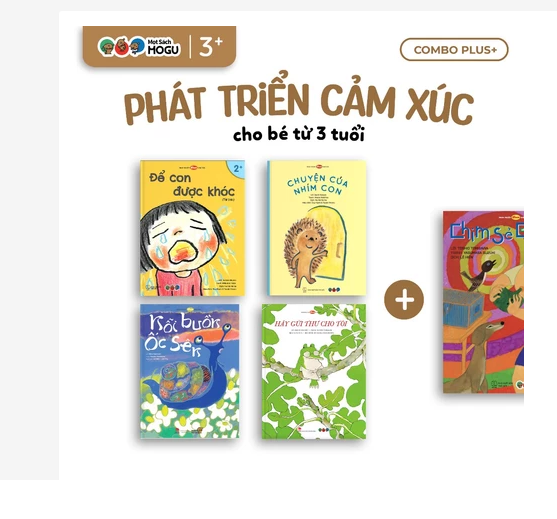 Truyện Ehon bé 3-4-5 tuổi - Bộ 5 cuốn Phát triển cảm xúc
