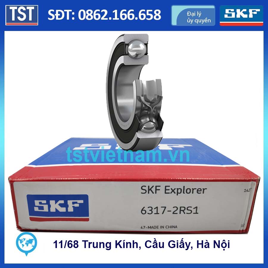 Vòng bi bạc đạn SKF 6317-2RS1