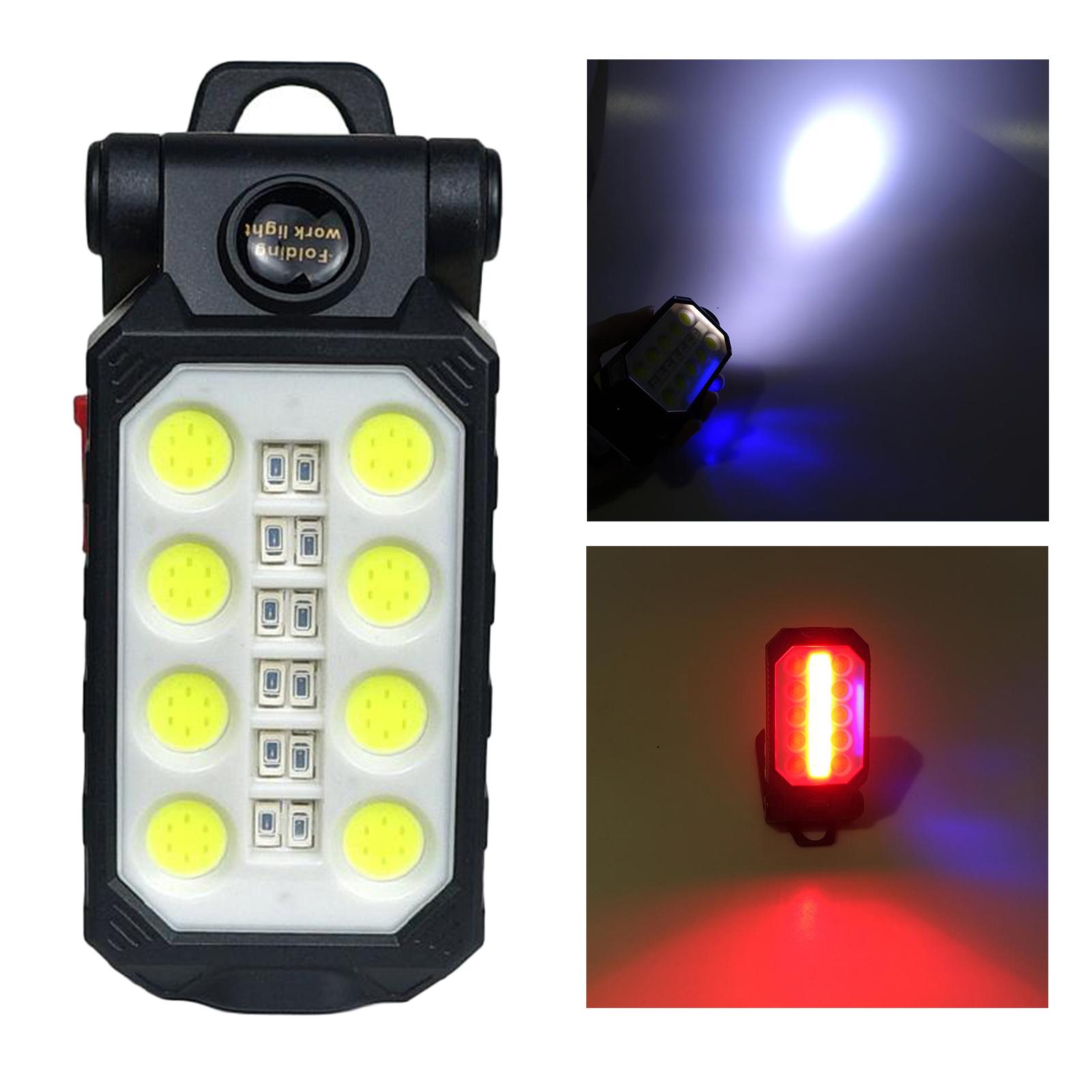 Camping Work Light Lantern, IPX6 Water Resistant, Super Bright, USB Rechargeable Outdoor Lantern, Black