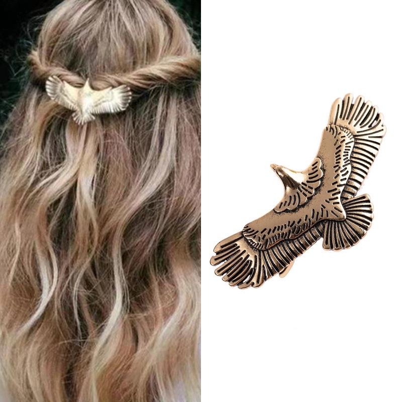 Kẹp tóc con đại vàng - Phụ kiện tóc hình con đại bàng- Arora boutique