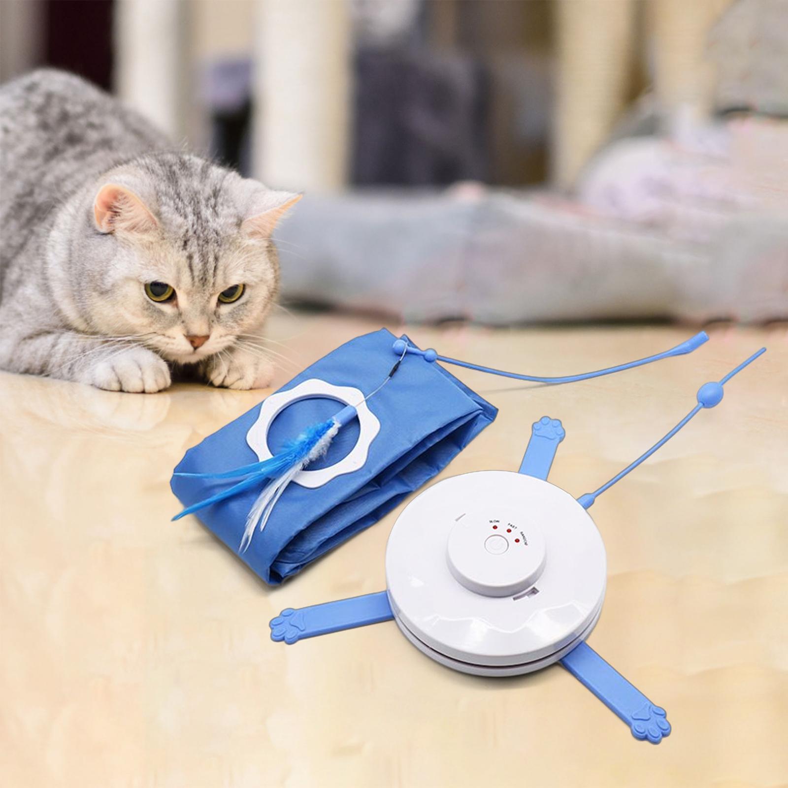2 in 1 Electric Cat Toys Indoor Interactive Cat Toy for Cat Kitty Kitten
