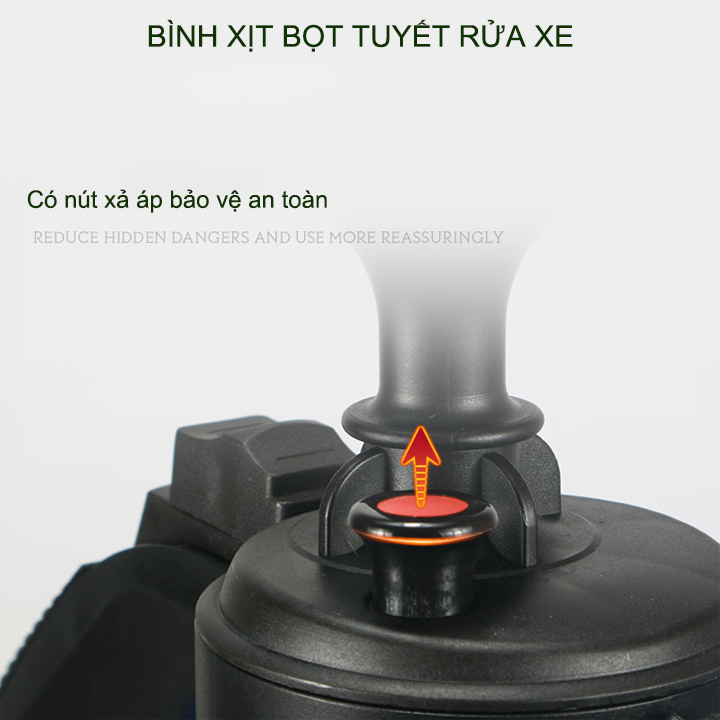 Bình xịt bọt tuyết chuyên rửa xe, kính hoặc tưới cây đa năng, loại 2 lít, bằng nhựa PP-PE