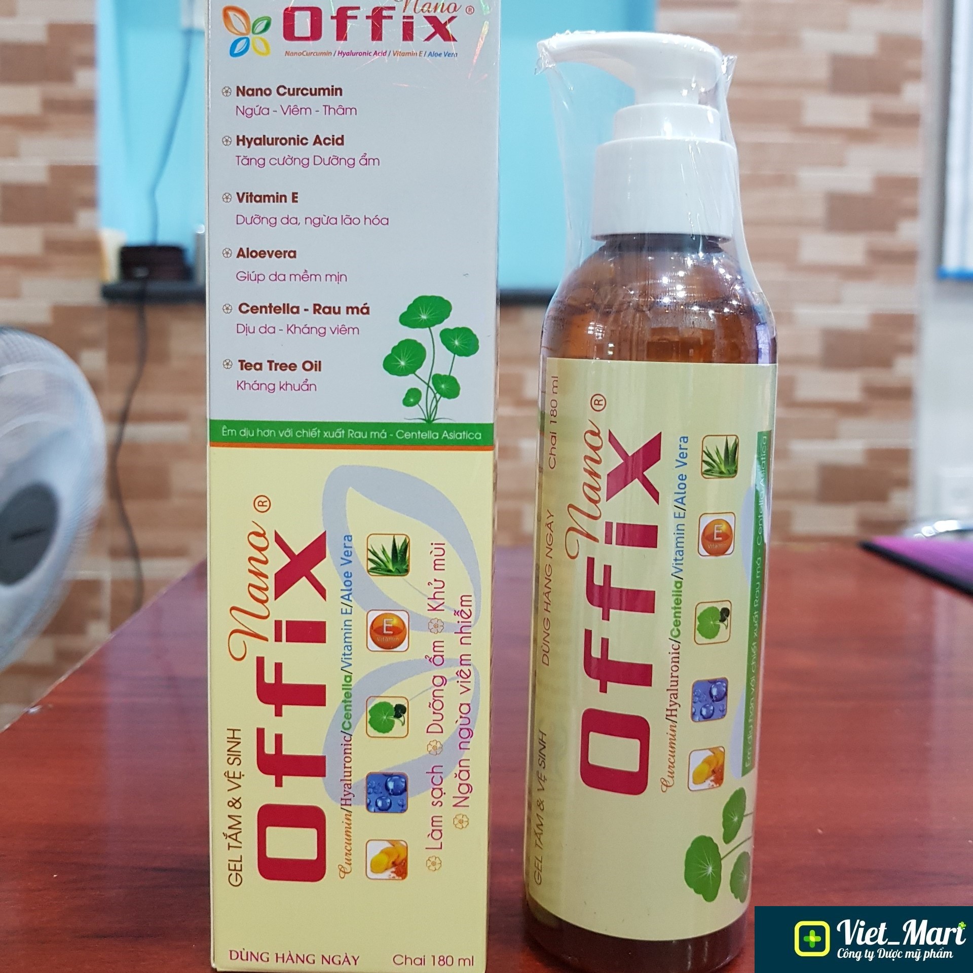 Vệ Sinh Phụ Nữ OFFIX Nano 180 ml (Nano Curcumin)