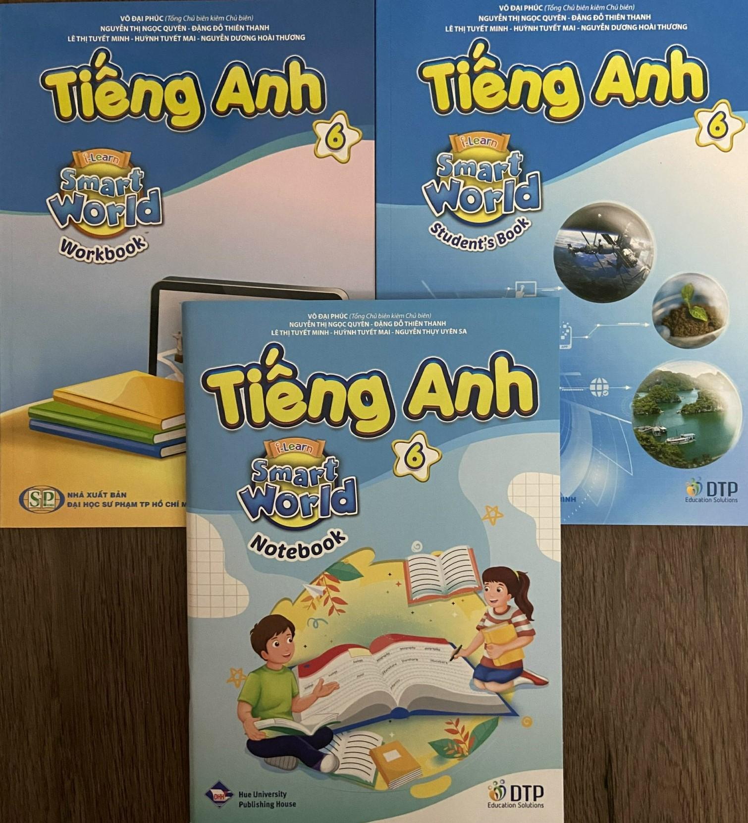 Tiếng Anh 6 i-Learn Smart World pack 1 (Student's Book, WorkBook, NoteBook)