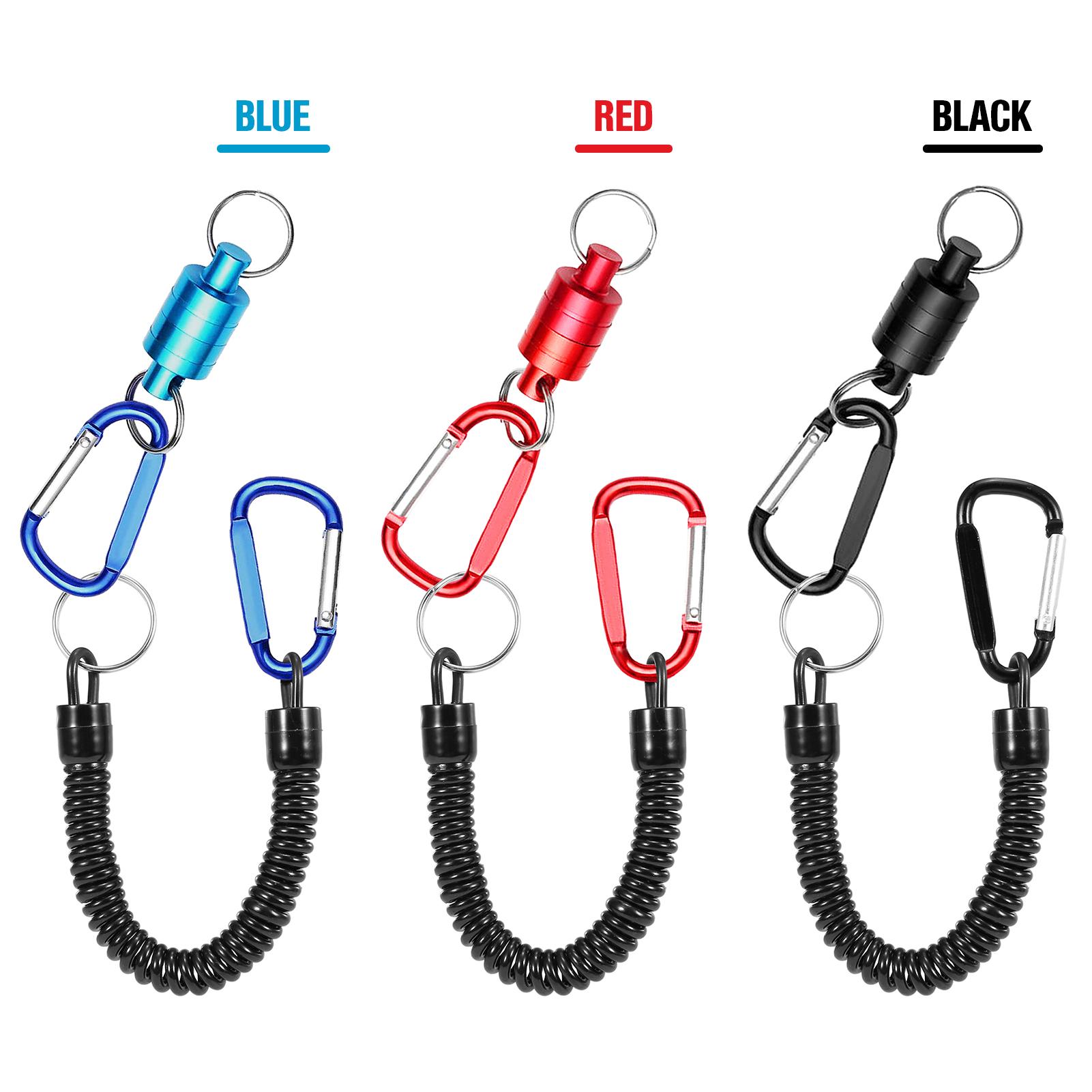 Fly Fishing Magnetic Net Release Holder Fishing Lanyard Magnetic Keeper Magnet Clip Landing Net Connector