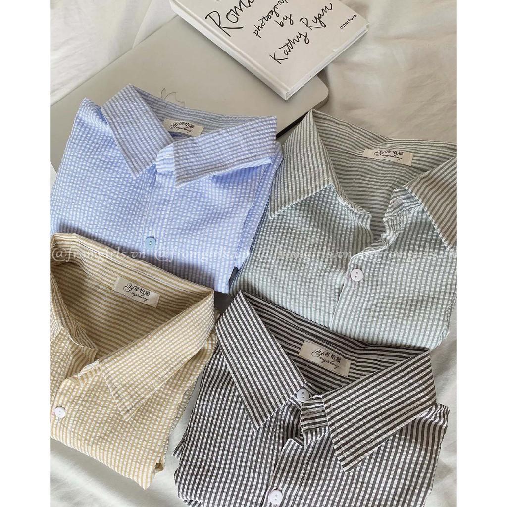 Áo sơ mi vải xốp mềm mại thời trang NIEVE