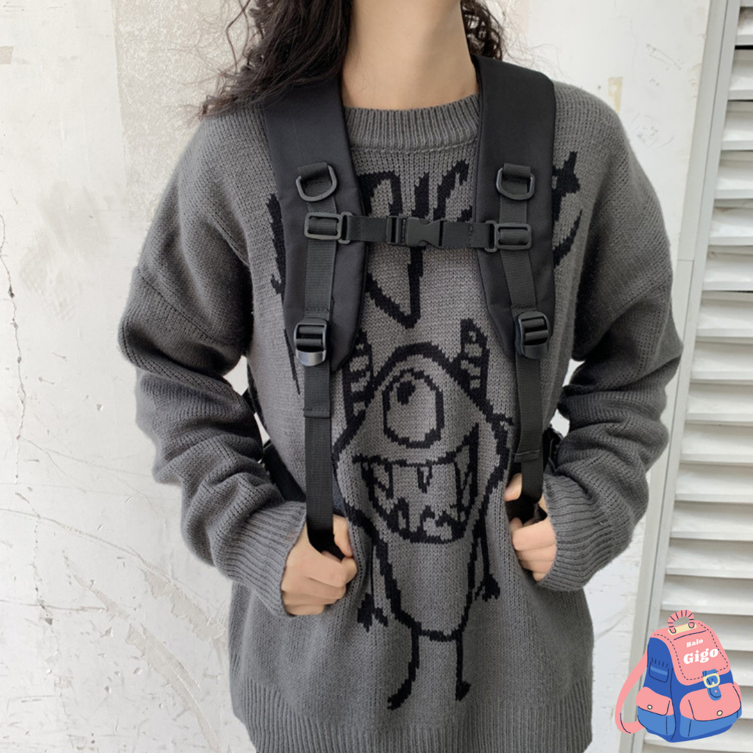 Balo unisex basic đi học cho nam nữ cá tính G289 - BaloGigo