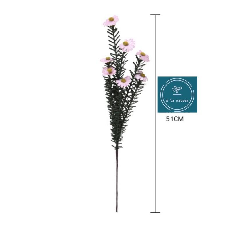 Hoa lụa - Cành cúc tana cao 51cm nhiều bông hoa nhỏ xinh xắn trang trí nhà cửa, decor tiệc