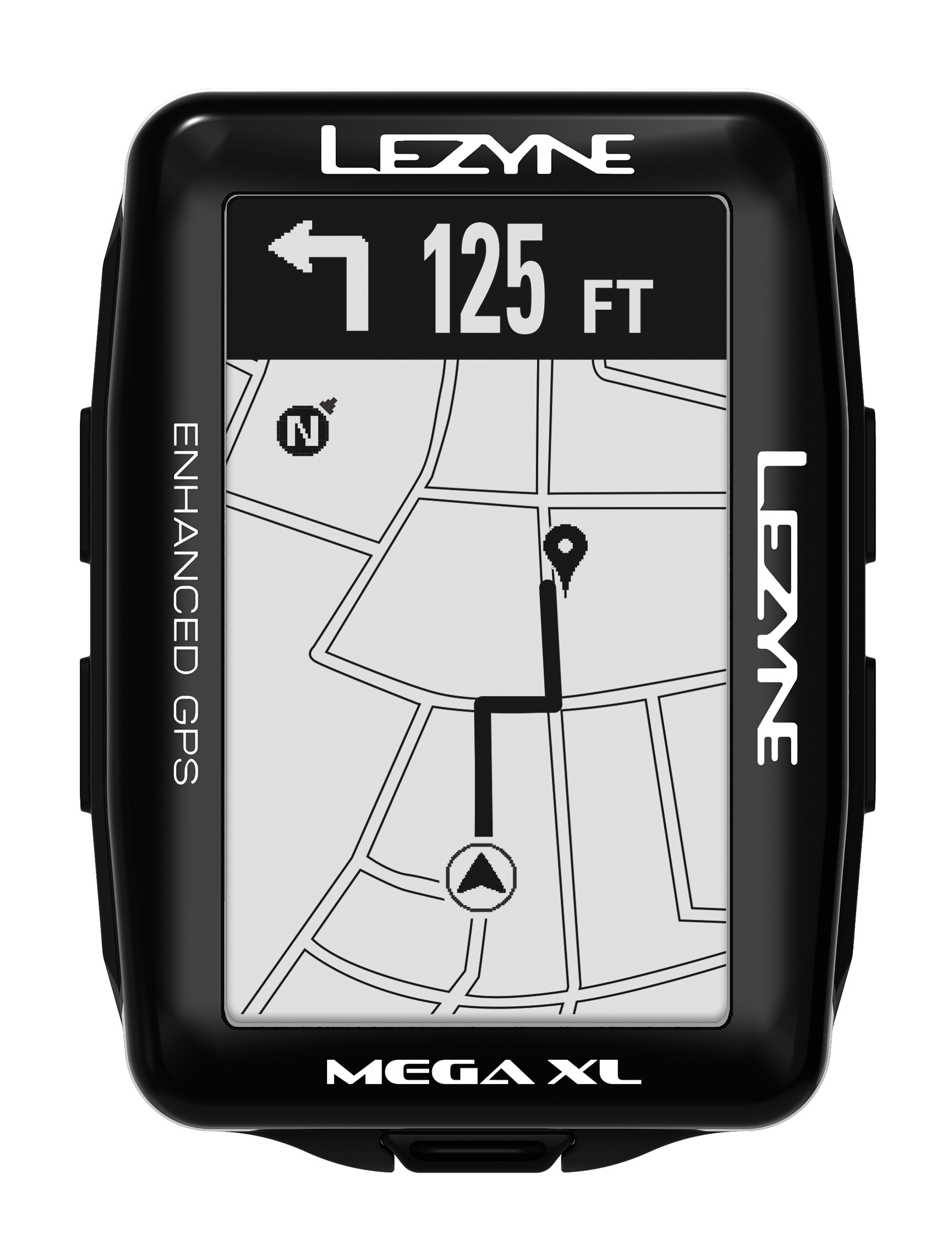 Đồng Hồ Đo Tốc Độ Lezyne Mega XL GPS (Đen)