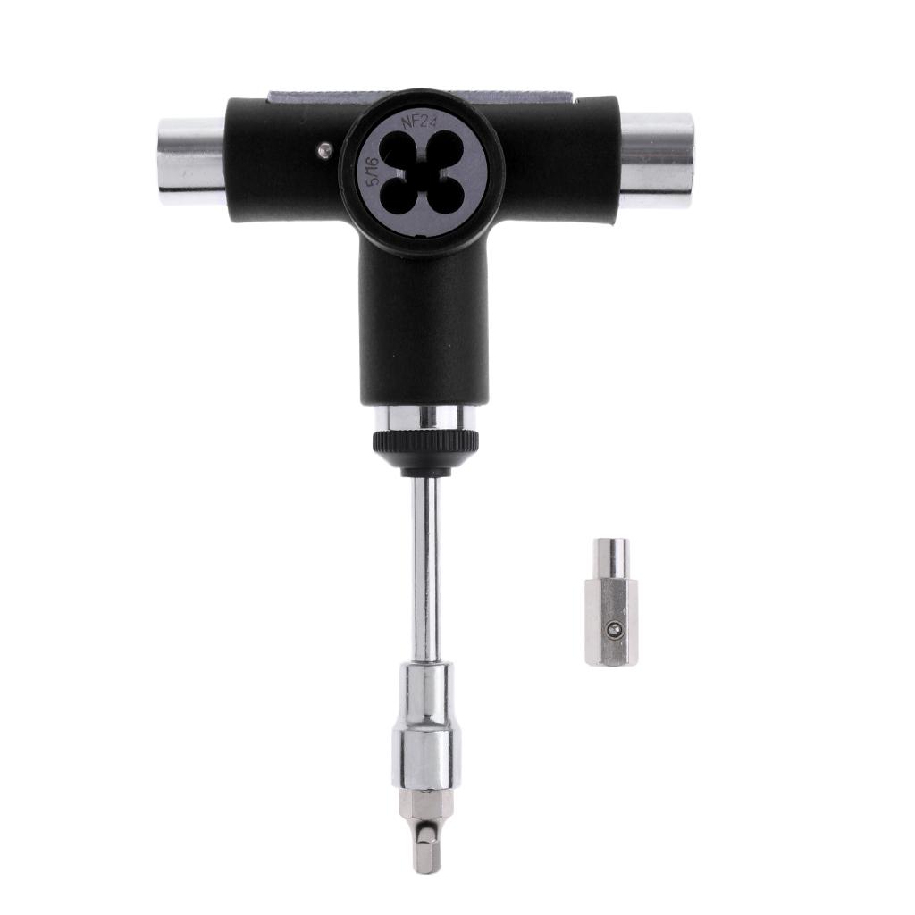 Multifunction Skateboard Longboard T-Tool Screwdriver Socket Wrench