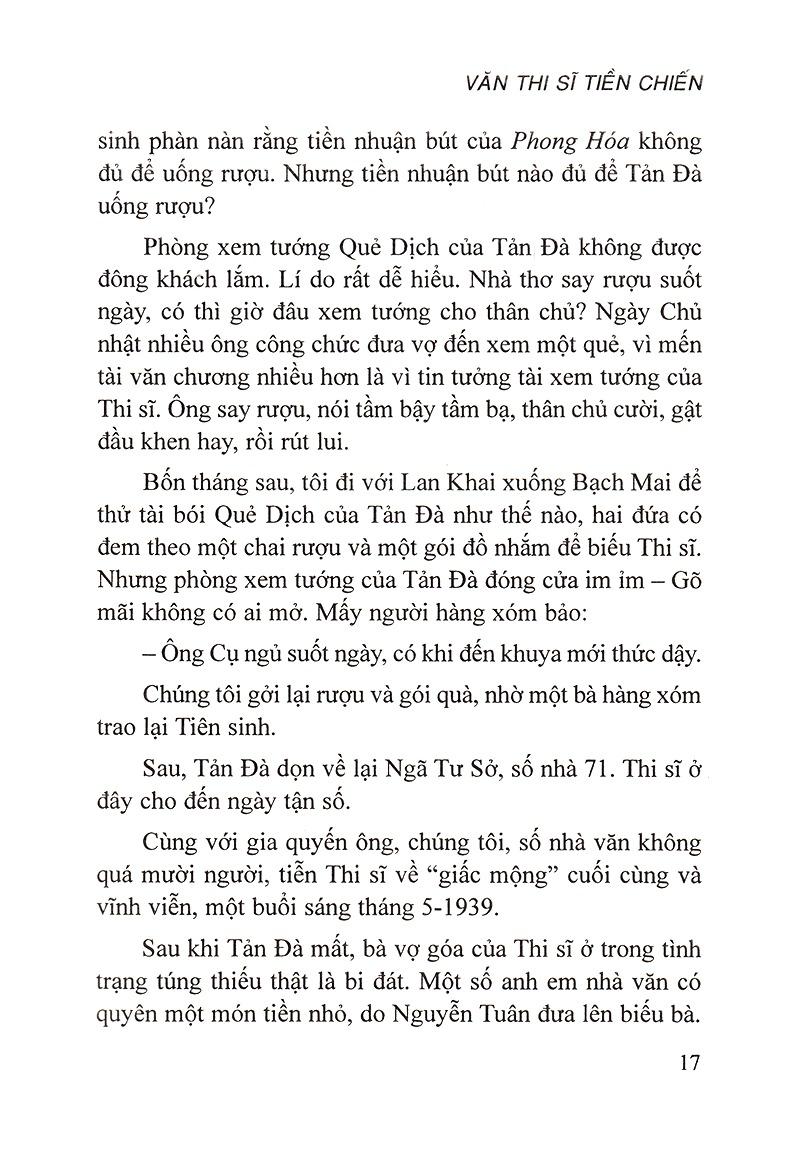 Văn Thi Sĩ Tiền Chiến