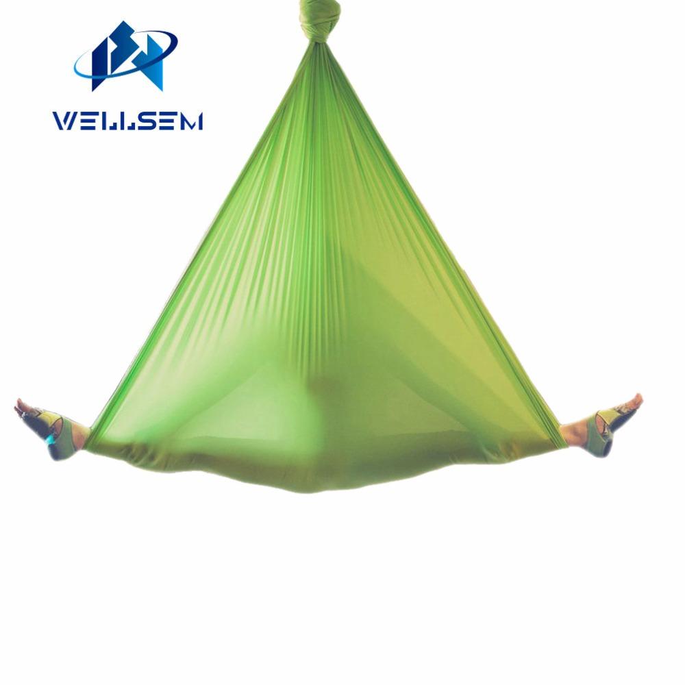 Chiều Dài tùy chỉnh-Trên Không Yoga Vải Võng Bay Giường Đu Chống-Trọng Lực Trapeze Đảo Ngược Trên Không Kéo Thiết Bị cảm ứng