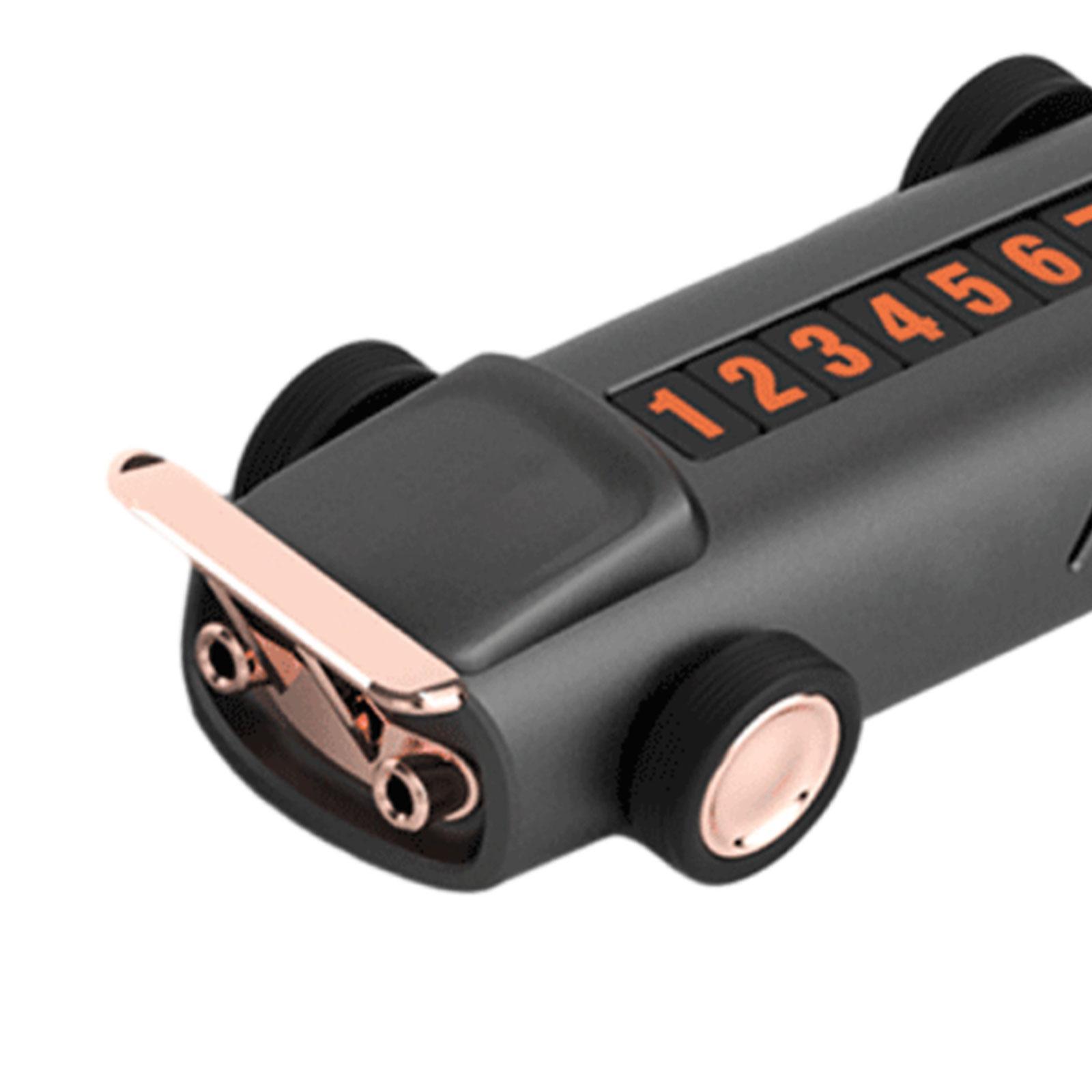 Phone Number Card Plate Universal Car Parking Number Plate for Parking