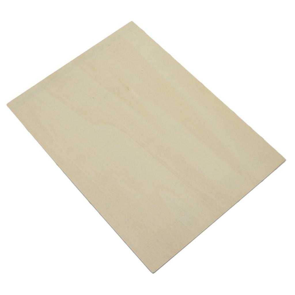 Plain Board Piece Unfinished Wood for DIY Cut Pyrography Craft