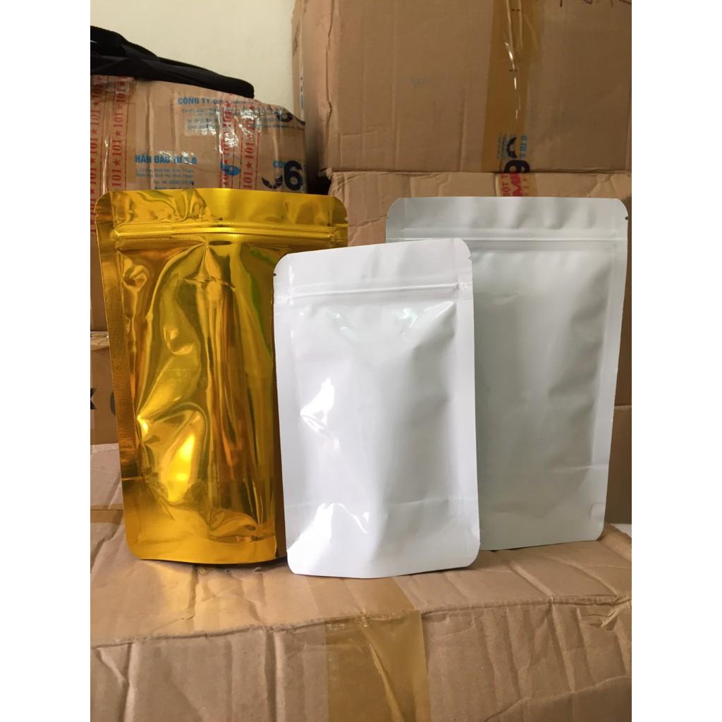 Túi zipper trắng sữa kích cỡ 22x32 số lượng 1kg