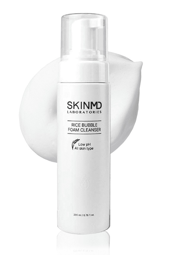 Sữa rửa mặt làm trắng da skinmd foam cleanser giảm sạm nám,làm sạch toàn diện và tẩy tế bào chết dịu nhẹ, cân bằng pH tự nhiên phù hợp với mọi loại da 200ml