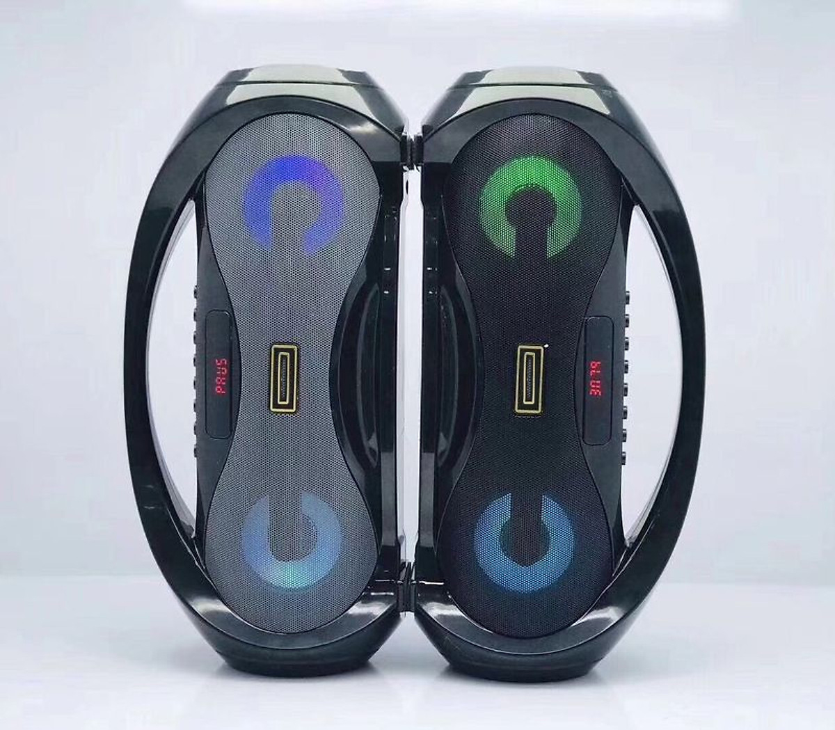 Loa Bluetooth Mã KM-S2 Có Led Âm Thanh Stereo Cực Hay Tặng Kèm Mic Và Dây