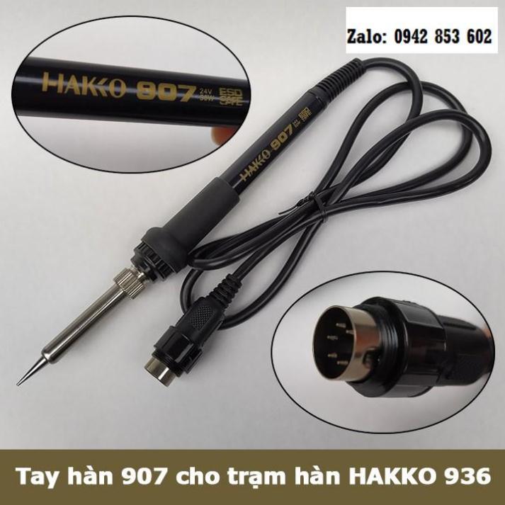 Tay hàn 907 thay thế dùng cho trạm hàn Hakko 936 Jack đực 5 chân