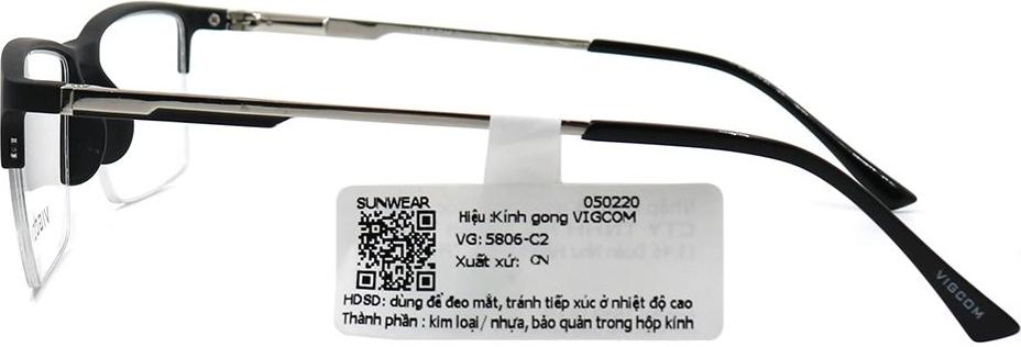 Gọng kính chính hãng Vigcom VG5806