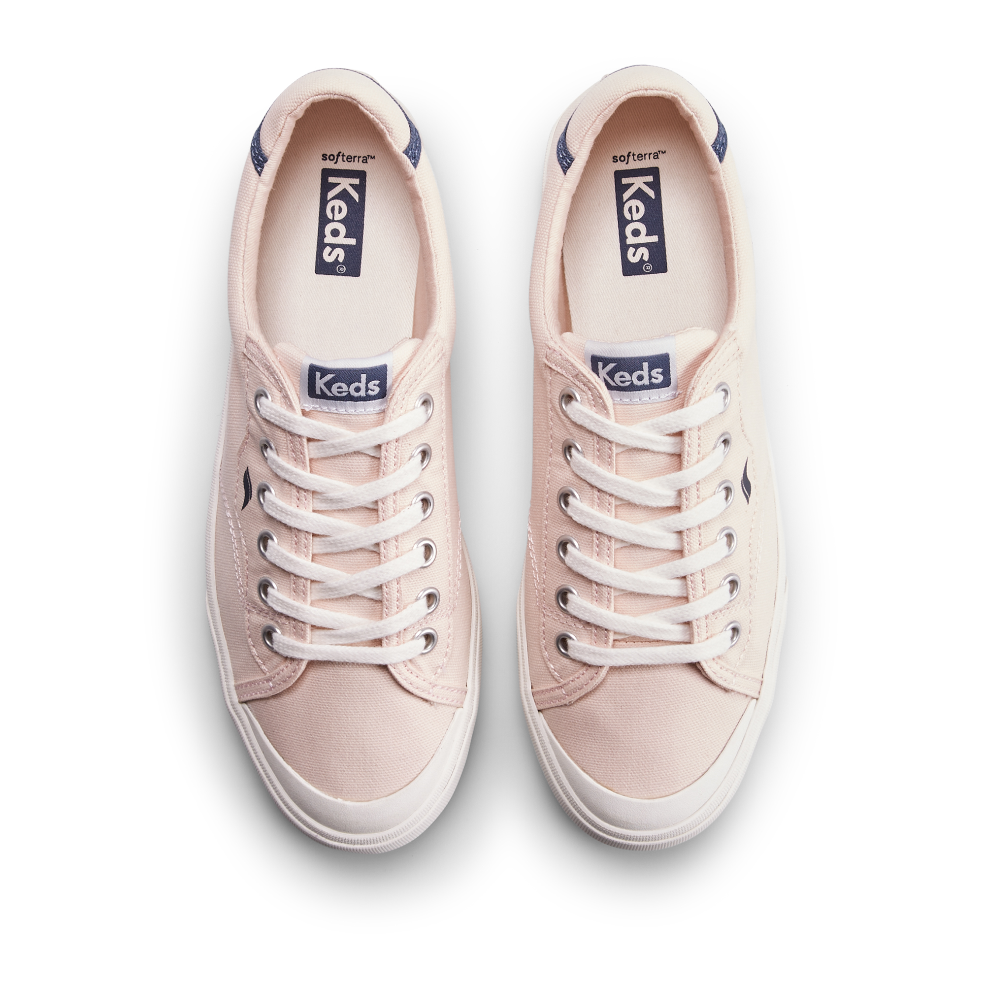 Giày Keds Nữ - Crew Kick 75 Canvas Varsity Pink- KD066633