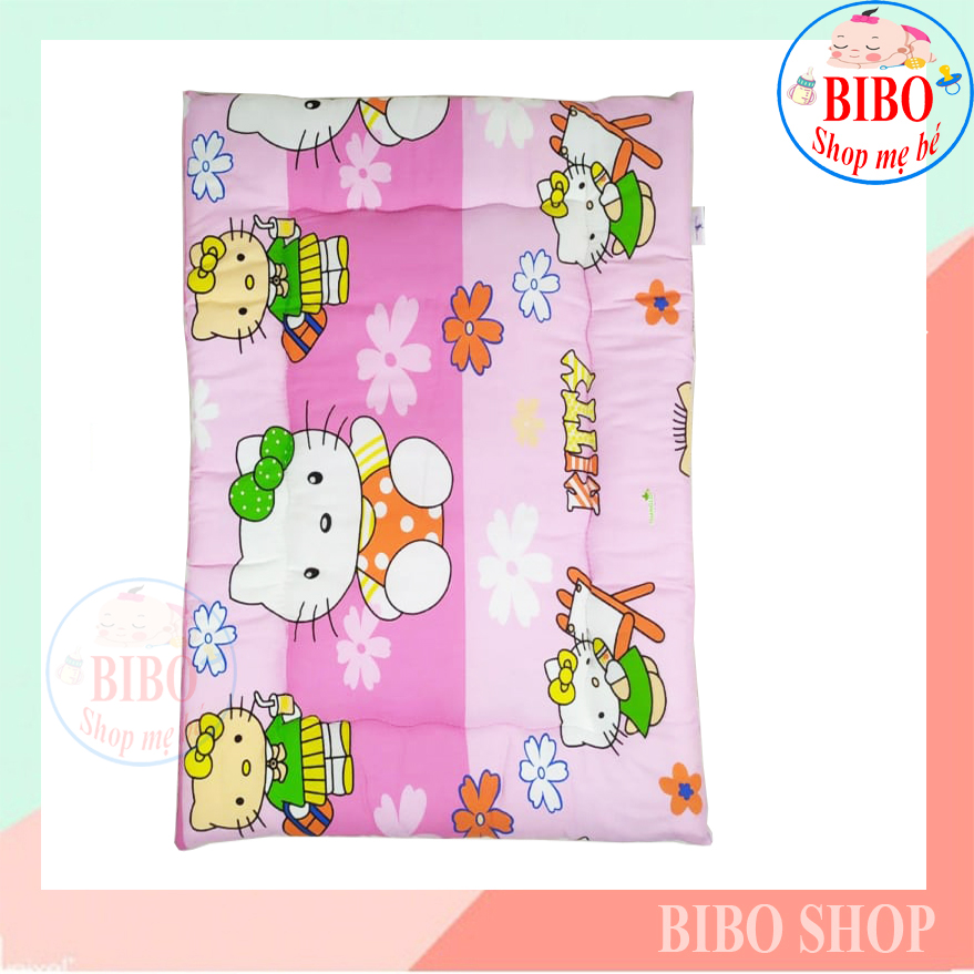 BỘ GỐI NỆM SƠ SINH CAO CẤP 100% COTTON CHO BÉ
