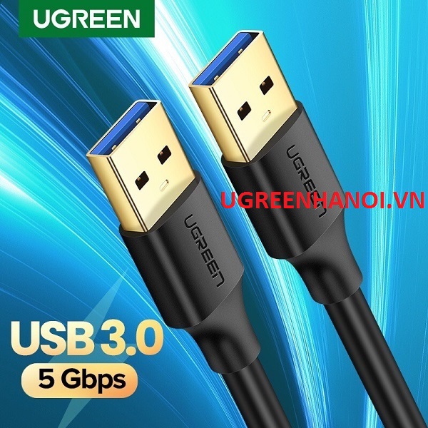 Cáp truyền dữ liệu Ugreen USB 3.0 hai đầu cắm kết nối nhanh chóng chất lượng cao tiện dụng hàng chính hãng