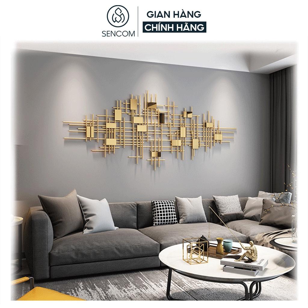 Tranh sắt treo tường nghệ thuật SENCOM đồ vật decor trang trí nhà cửa mã 0809 1M56- Hàng chính hãng