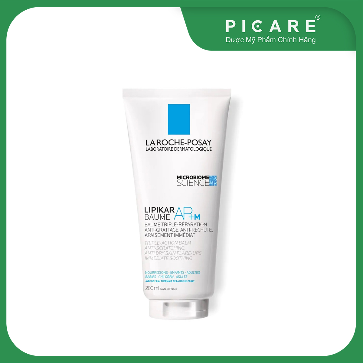 Kem Dưỡng Làm Dịu Da Dùng Được Cho Trẻ Em &amp; Trẻ Sơ Sinh-Phù Hợp Cho Mọi Vùng Da La Roche-Posay (200ml)