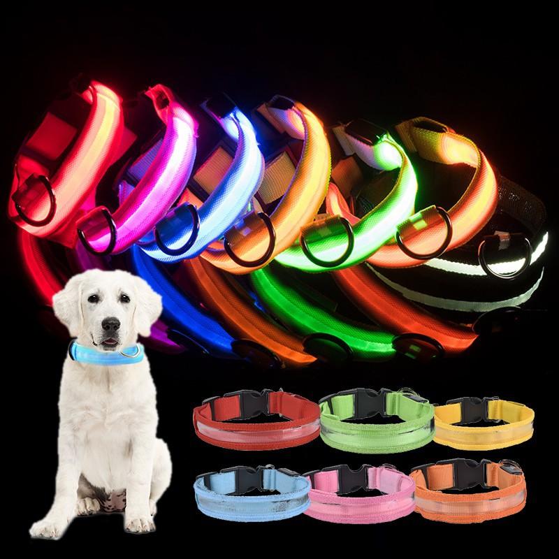 Vòng cổ LED phát sáng, chống đi lạc cho chó