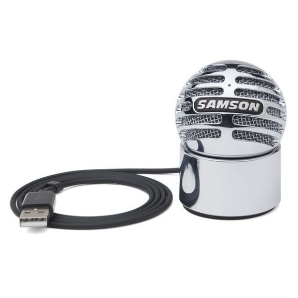 Micro thu âm USB máy tính SAMSON Meteorite - Mạ chrome cao cấp - Hàng chính hãng