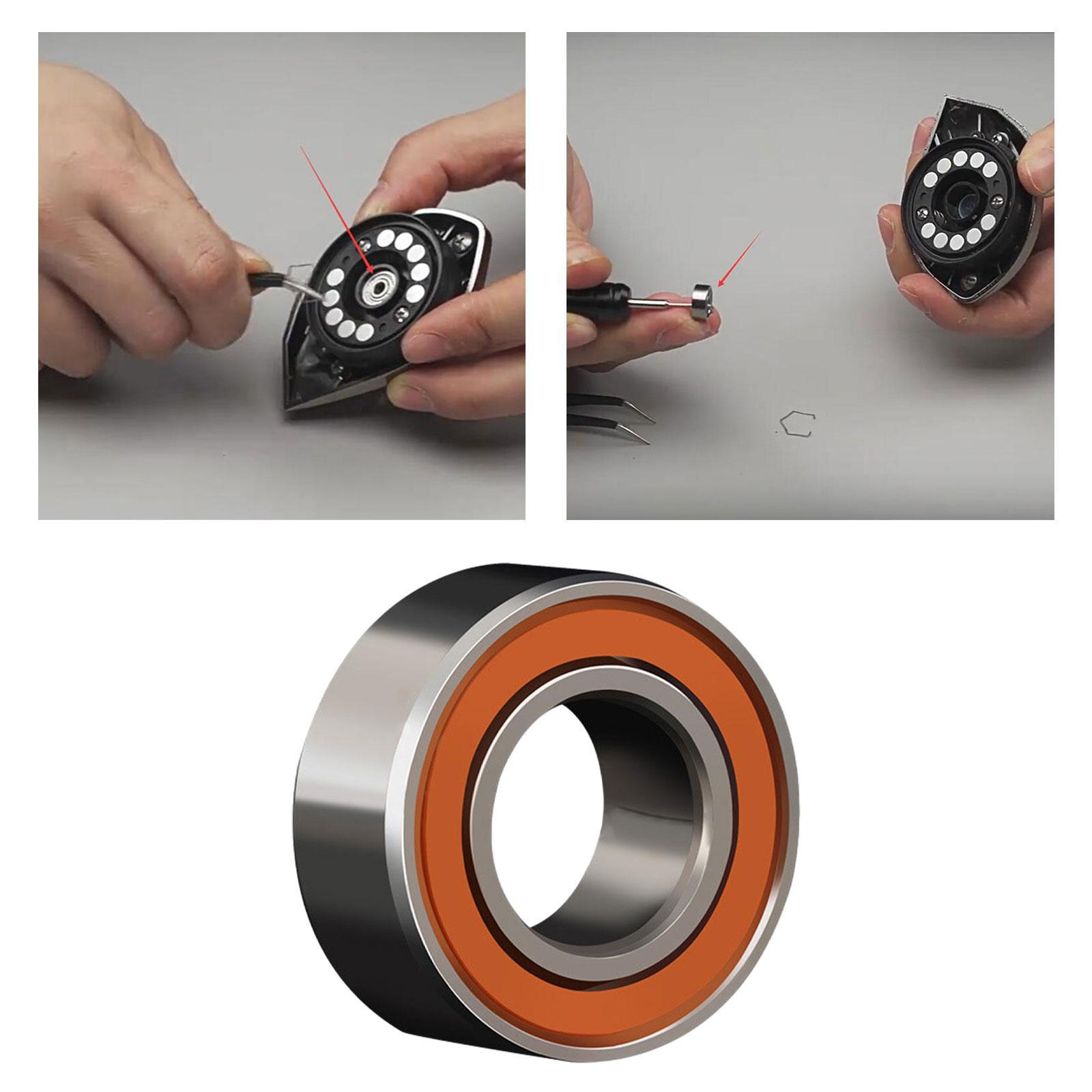 Fishing Reel Ball Bearing Fishing Bearing High Speed Equipment Parts Water Drop Reel Ball Bearing DIY for Beginner