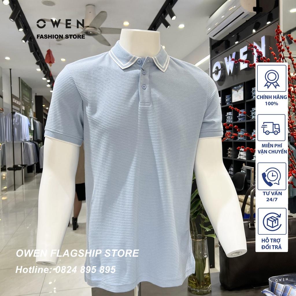 Áo Polo nam Owen chất Cotton thấm hút mồ hôi thoáng mát Mã APV220347